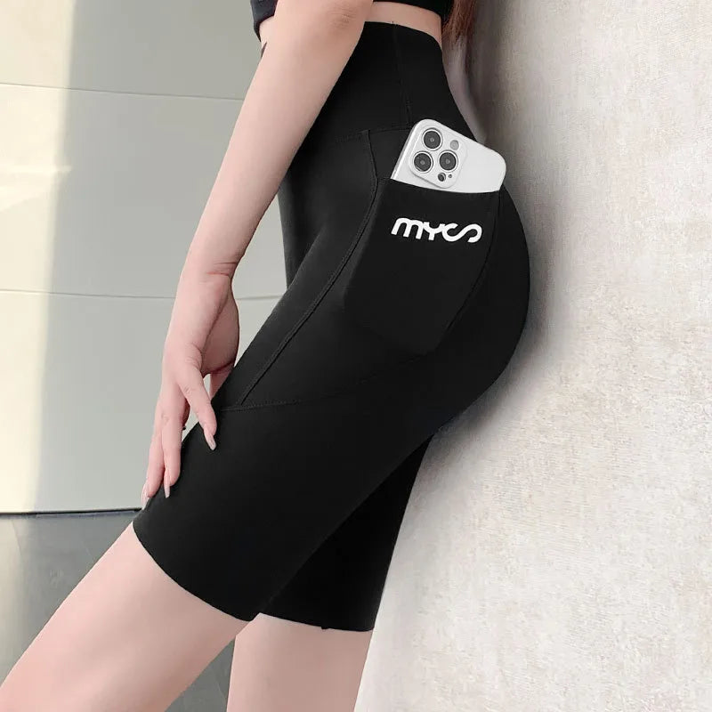 Compression workout leggings with butt lift for women
