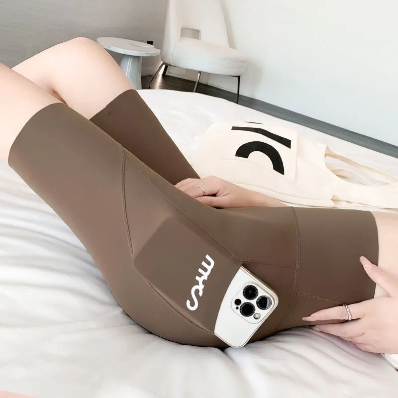 Compression workout leggings with butt lift for women

