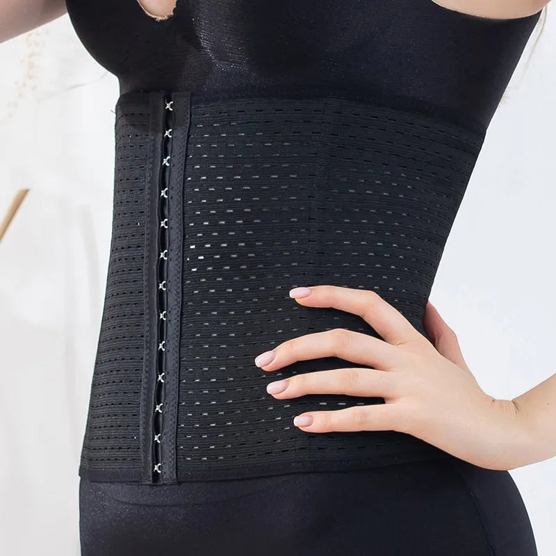 Women’s breathable waist trainer shaping belt cincher
